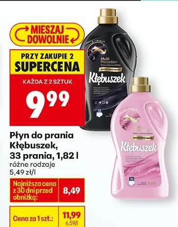 Płyn do prania Kłębuszek, 33 prania, 1,82 l
