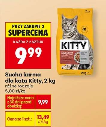 Sucha karma dla kota Kitty, 2 kg