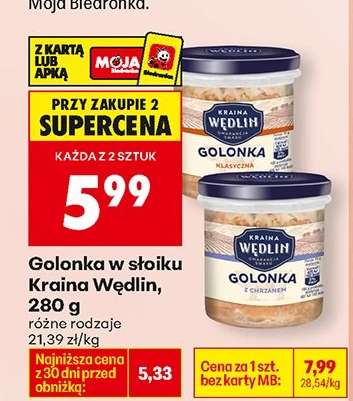 Golonka w słoiku Kraina Wędlin, 280 g