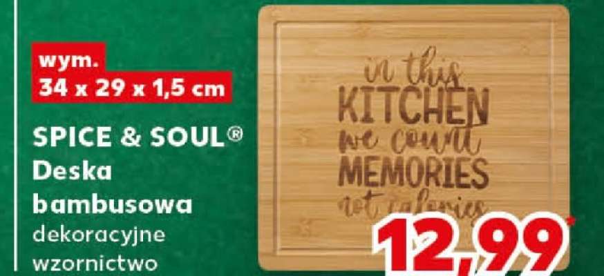 SPICE & SOUL® Deska bambusowa