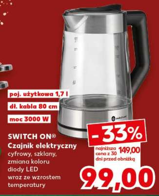 SWITCH ON® Czajnik elektryczny