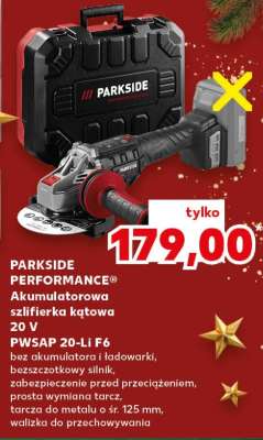 PARKSIDE PERFORMANCE® Akumulatorowa szlifierka kątowa 20 V PWSAP 20-Li F6