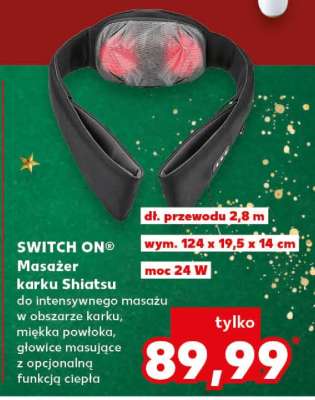 SWITCH ON Masażer karku Shiatsu