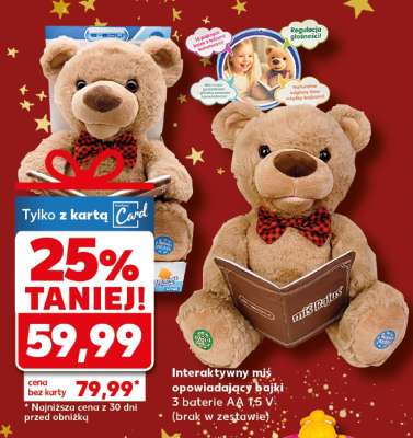 Interaktywny miś opowiadający bajki