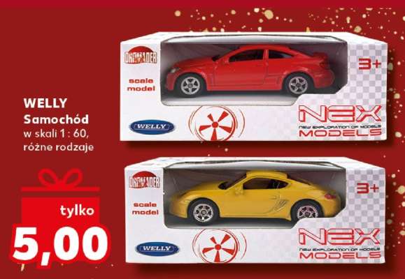 WELLY Samochód w skali 1:60, różne rodzaje