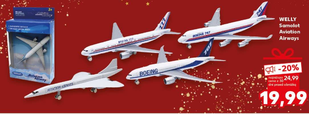 WELLY Samolot Aviation Airways