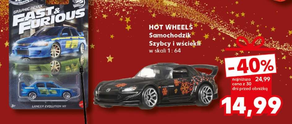 HOT WHEELS Samochodzik Szybcy i wściekli