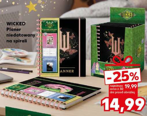 WICKED Planer niedatowany na spirali