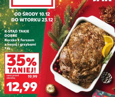 K-STAŃ TAKIE DOBRE Kaczka z farszem z kaszą i grzybami 1 kg