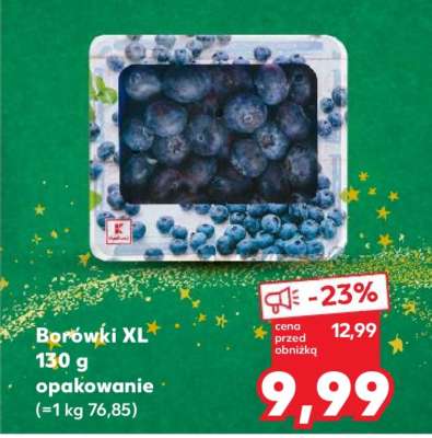 Borówki XL 130 g opakowanie