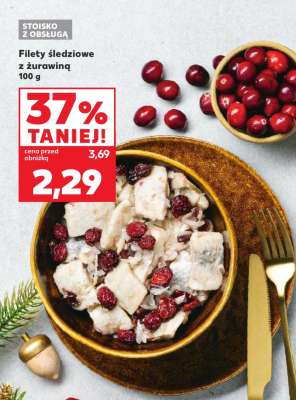 Filety śledziowe z żurawiną 100 g