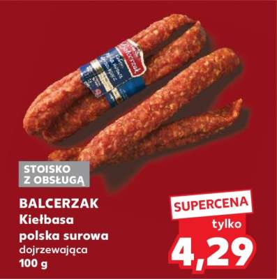 BALCERZAK Kiełbasa polska surowa dojrzewająca 100 g