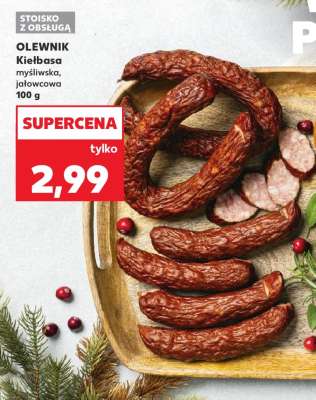 OLEWNIK Kiełbasa myśliwska, jałowcowa 100 g