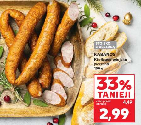 Kiełbasa wiejska pieczona