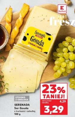 SERENADA Ser Gouda z kurkami i cebulką 100 g