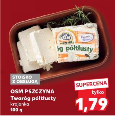 OSM PSZCZYNA Twaróg półtłusty, krajanka