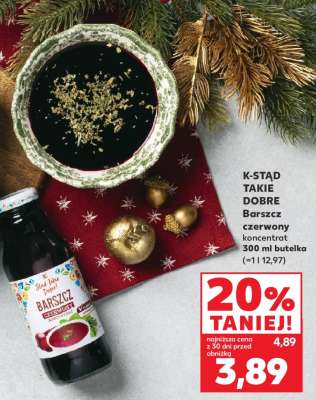 K-STAĎ TAKIE DOBRE Barszcz czerwony koncentrat 300 ml butelka