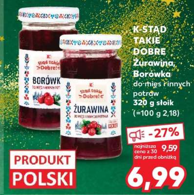 K-STAD TAKIE DOBRE Żurawina Borówka