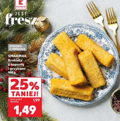 SMAKMAK Krokiety z kapustą i grzybami 100 g