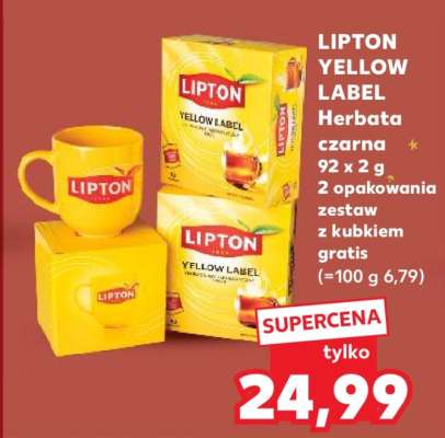 LIPTON YELLOW LABEL Herbata czarna