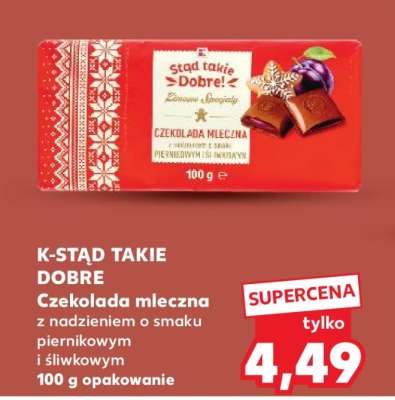 K-STAŃ TAKIE DOBRE Czekolada mleczna