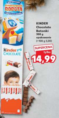 KINDER Chocolate Batoniki 300 g opakowanie