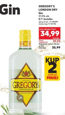 GREGORY'S LONDON DRY Gin