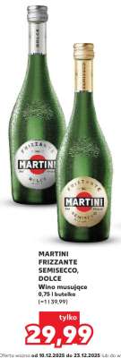 MARTINI FRIZZANTE SEMISECCO, DOLCE