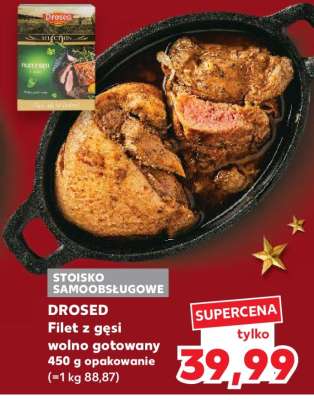 DROSED Filet z gęsi wolno gotowany 450 g opakowanie
