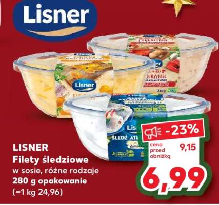 LISNER Filety śledziowe