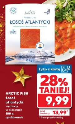 ARCTIC FISH Łosoś atlantycki wędzony, w plastrach 100 g opakowanie