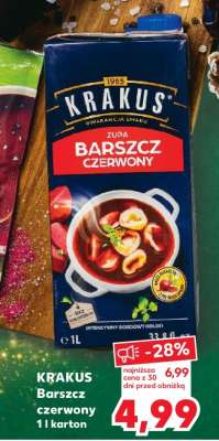 KRAKUS Barszcz czerwony 1 l karton