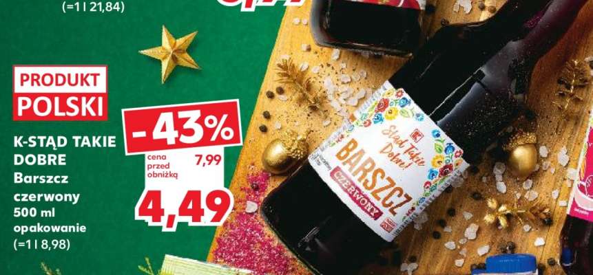 K-STĄD TAKIE DOBRE Barszcz czerwony 500 ml opakowanie