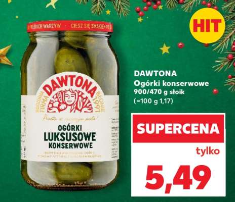 DAWTONA Ogórki konserwowe