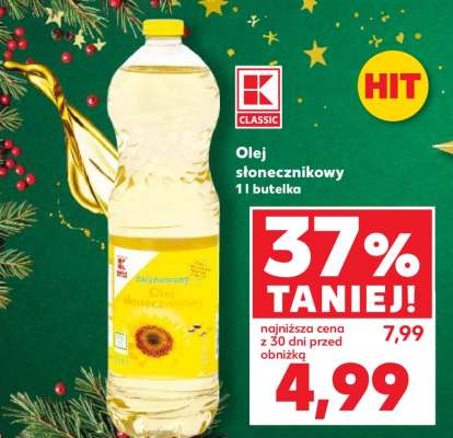 Olej słonecznikowy 1l butelka