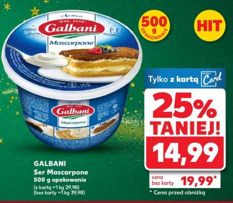 GALBANI Ser Mascarpone 500 g opakowanie