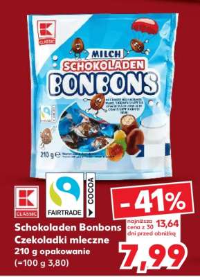 Schokoladen Bonbons Czekoladki mleczne