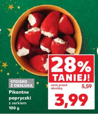 Pikantne papryczki z serkiem 100 g