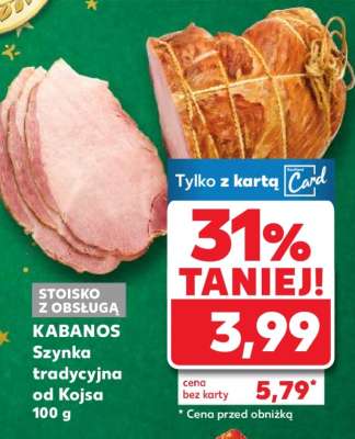 Szynka tradycyjna od Kojsa 100 g