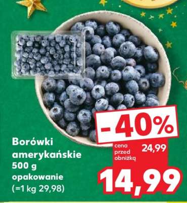 Borówki amerykańskie 500 g opakowanie