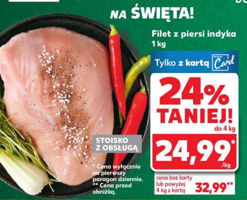 Filet z piersi indyka 1 kg