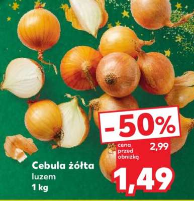 Cebula żółta luzem 1 kg