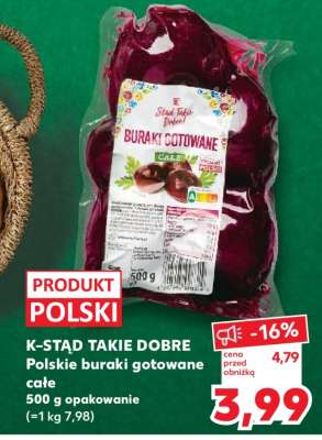K-STĄD TAKIE DOBRE Polskie buraki gotowane całe