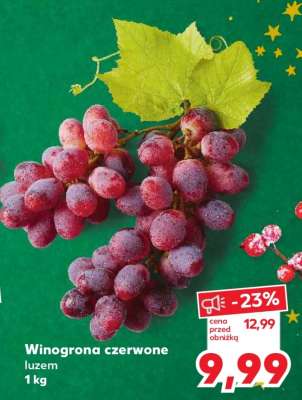 Winogrona czerwone luzem 1 kg