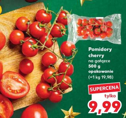 Pomidory cherry na gałązce 500 g opakowanie