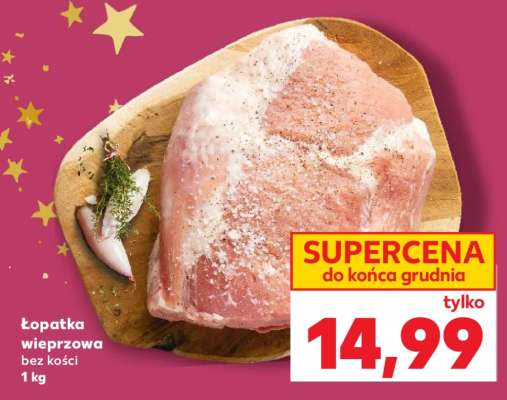 Łopatka wieprzowa bez kości 1 kg