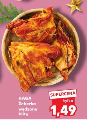 HAGA Żeberka wędzone 100 g