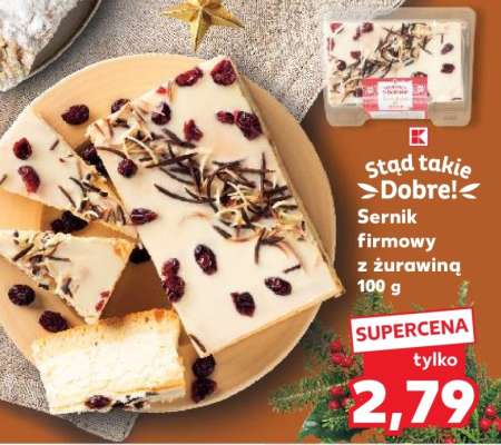 Sernik firmowy z żurawiną 100 g