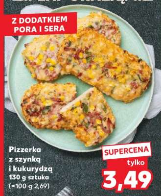Pizzerka z szynką i kukurydzą