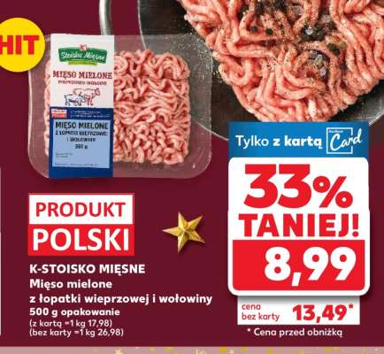 K-STOISKO MIĘSNE Mięso mielone